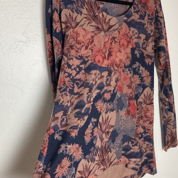 Soft Surroundings Floral Print Long Sleeve Sweater M - Picture 3 of 10